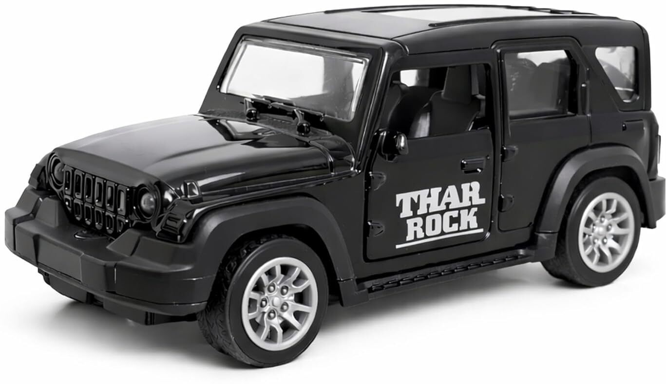 ragiluxe Thar Rock 1:32 Scale Die-Cast Metal Toy Car with Openable Doors & Music-picture-13