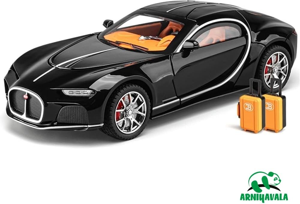 1/24 Bugatti atlantic Toy Car, Alloy pull back Die Cast Cars Model Car for Kids-image-6