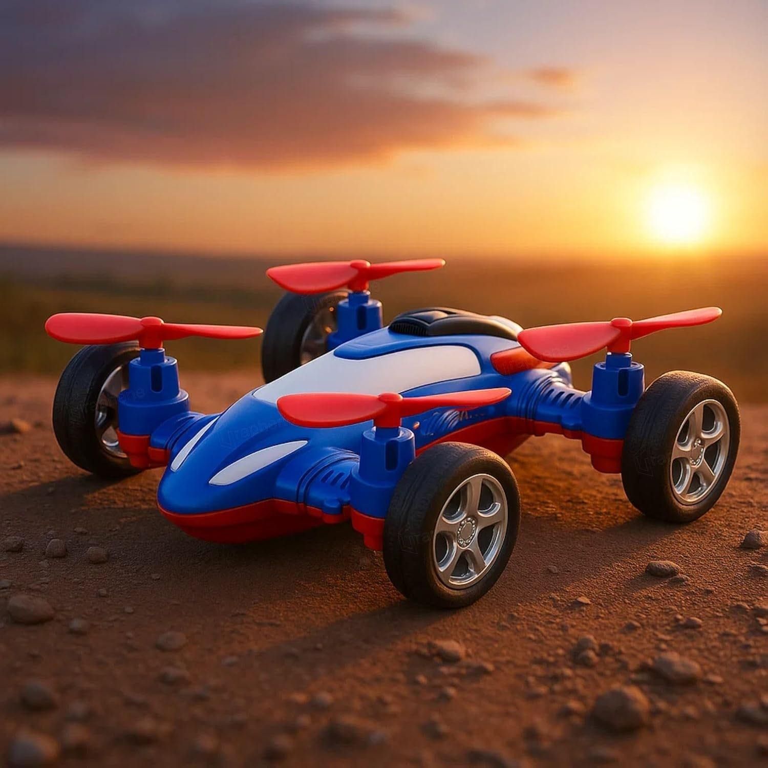 Drone Car Toy 2-in-1 Inertia Toy Function Vehicle Aircraft With Swing Function-image-6