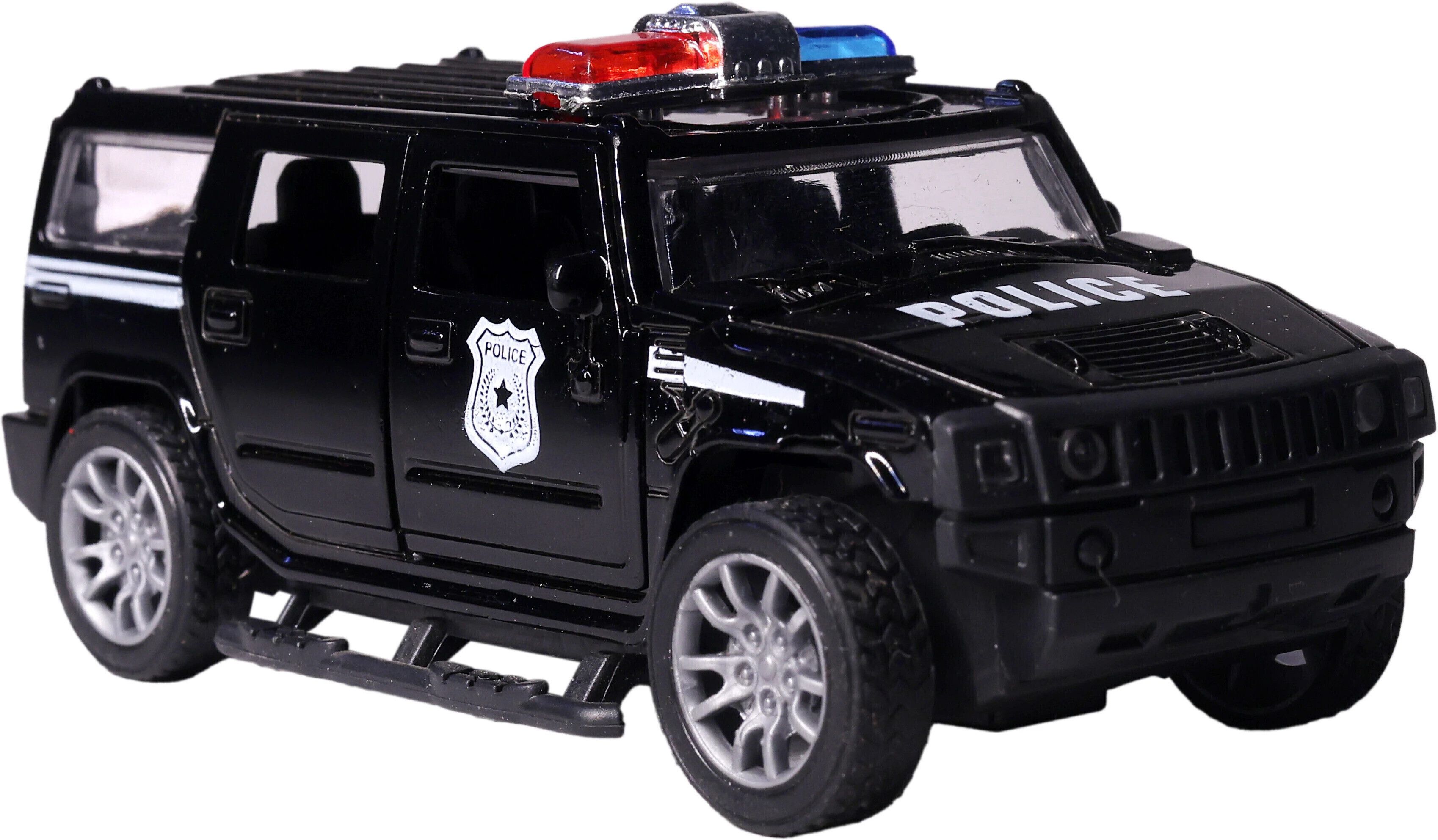 speedyz DIE CAST SUV CAR POLICE BLACK 1:32-picture-14