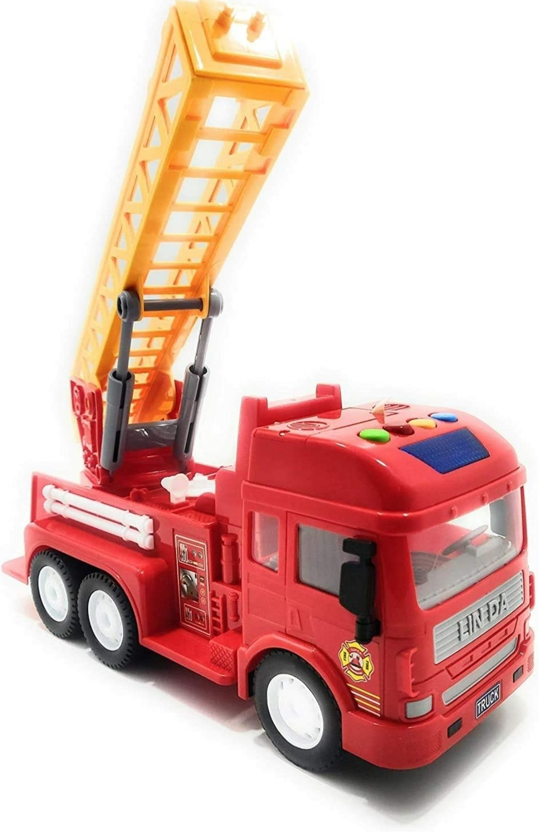 Friction Power Version Fire Fighter Truck With Light & Sound RP235-image-48