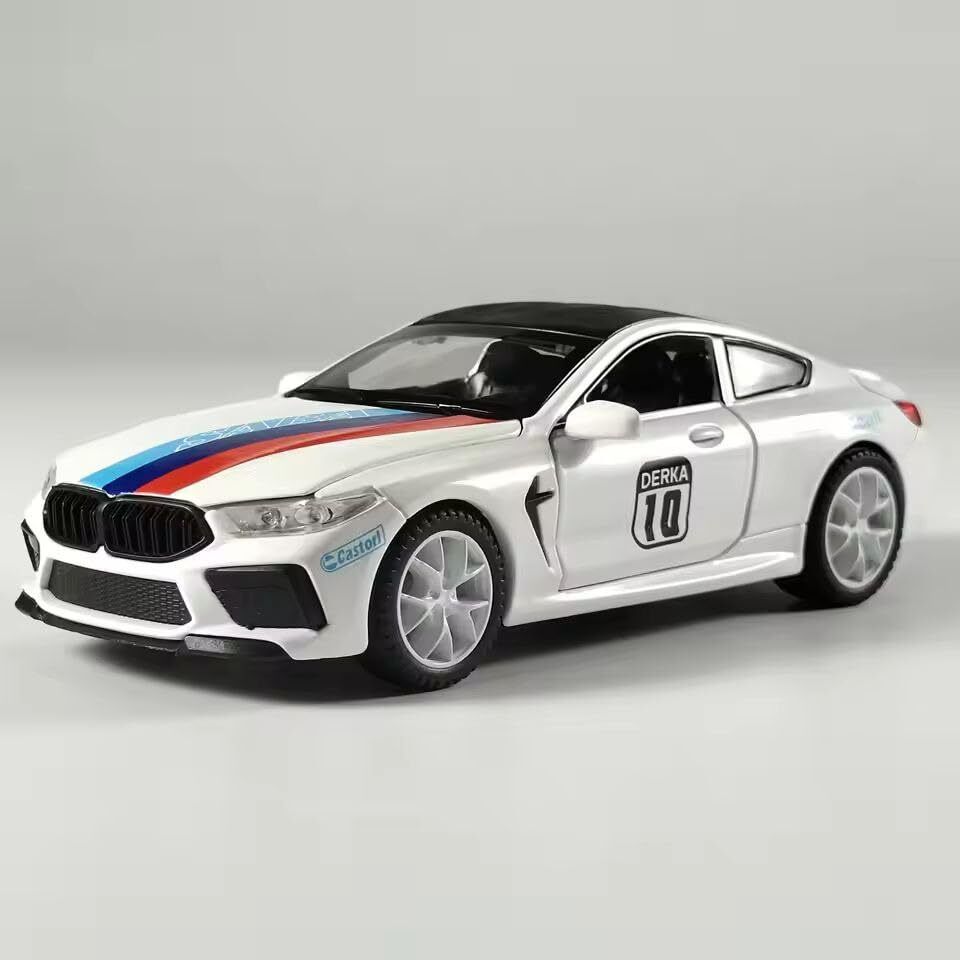 fraimingo BMW M8 Collectible Racing Car Toy 1:32 Scale with Pull Back Light and Sound-picture-35
