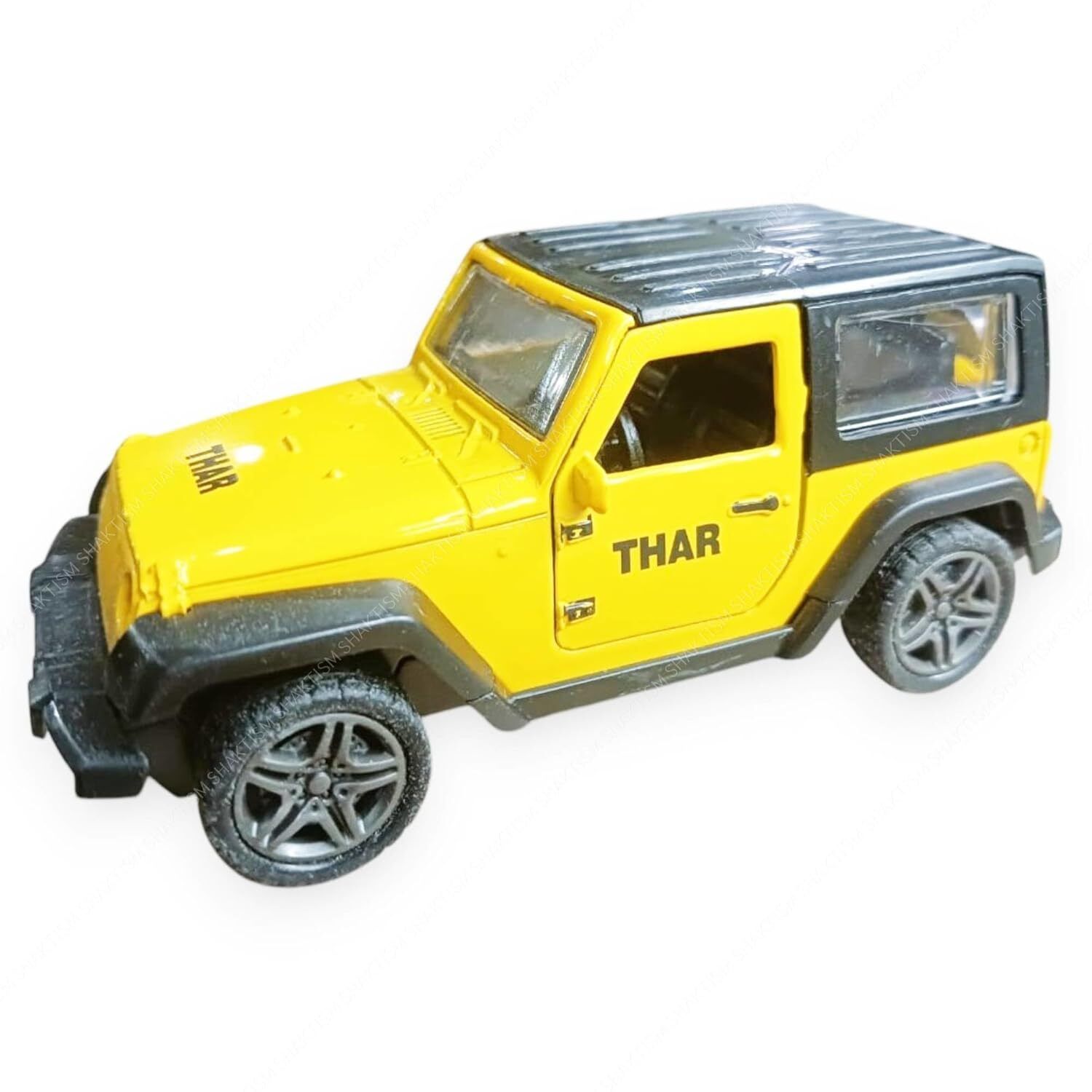 bazaar Thar Diecast Model Toy 1:32 Scale Sound & Lights Pull Back Vehicle Door Opening-picture-44