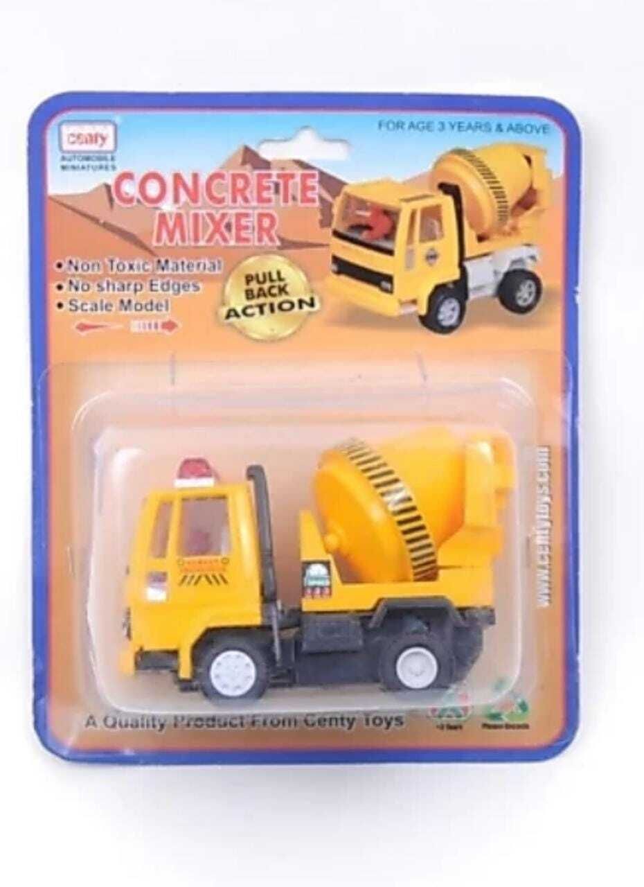 vd toy's Yellow Concrete Mixer Toys Pull Back Action Toy Kids-picture-20