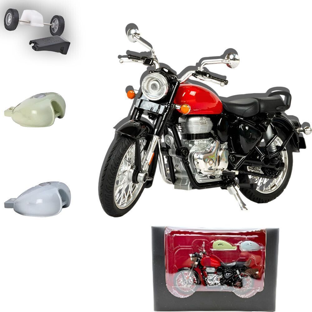 Retro Style Mini Motorcycle Model with Sturdy Design-image-28