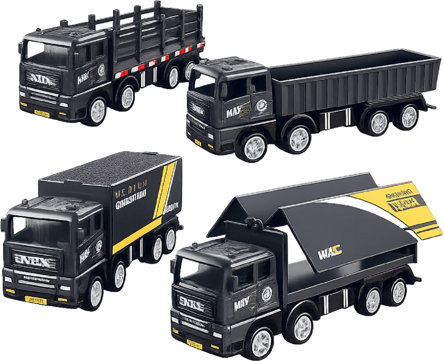 4-in-1 Heavy Duty Truck Set Container Truck Cargo Truck O-image-29