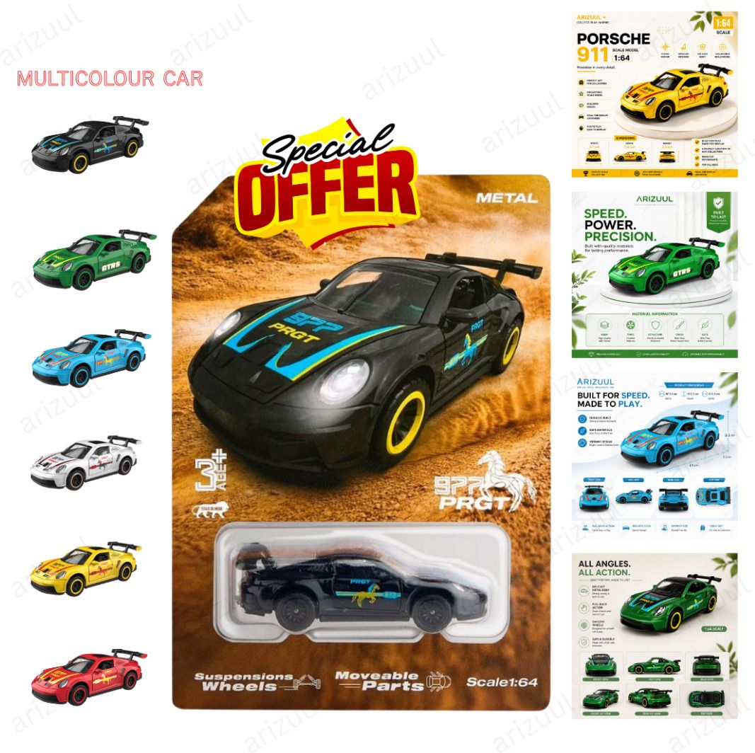 arizuul Porsche GT3 RS Classic Collector Toy Vehicle-picture-19