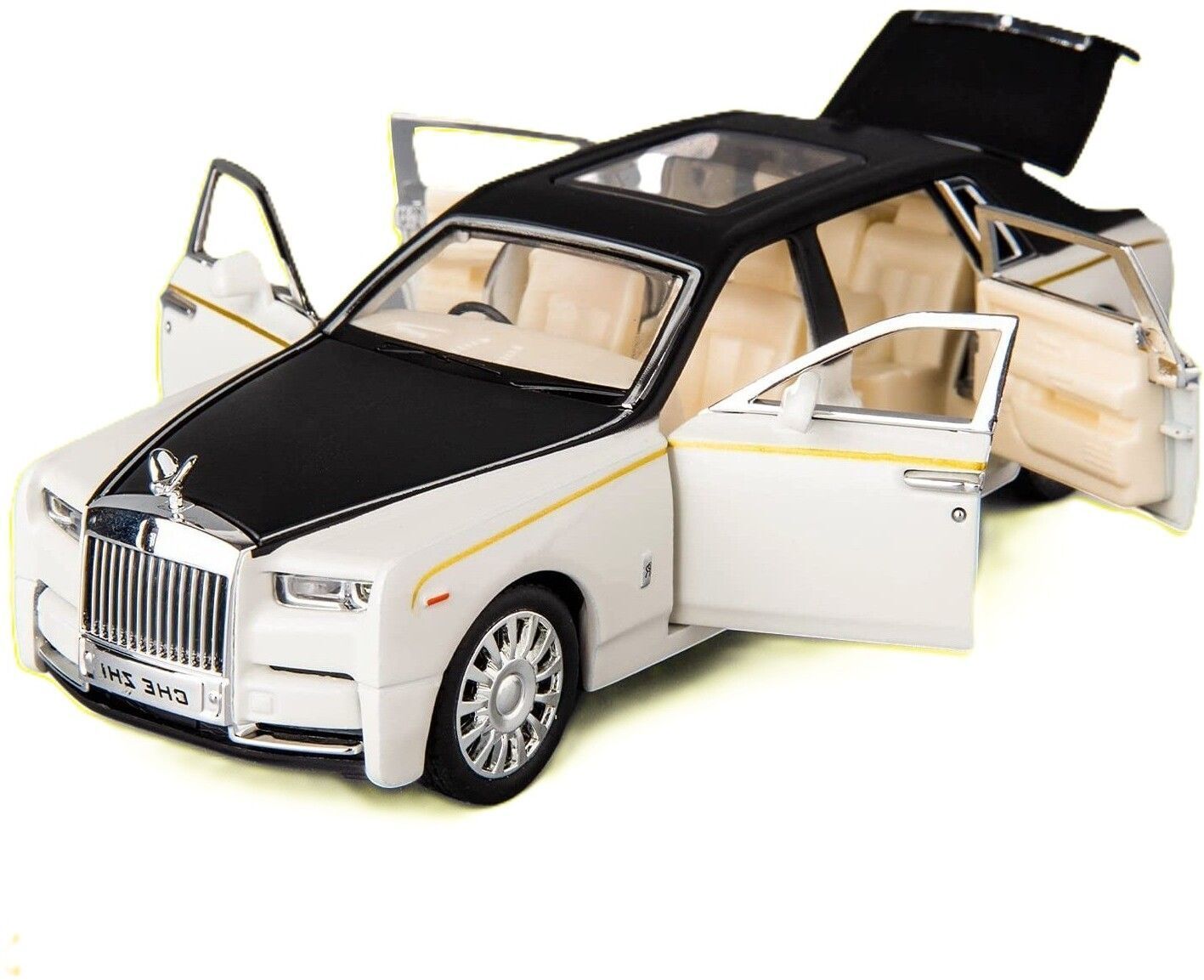 mairaag Luxury Die Cast Metal Car Toy with Openable Doors & Detailed Interior-picture-14
