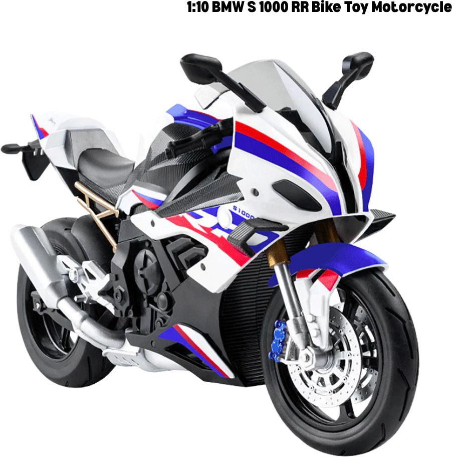 Die-Cast 1:10 BMW S 1000 RR Motorcycle Toy Bike-image-45