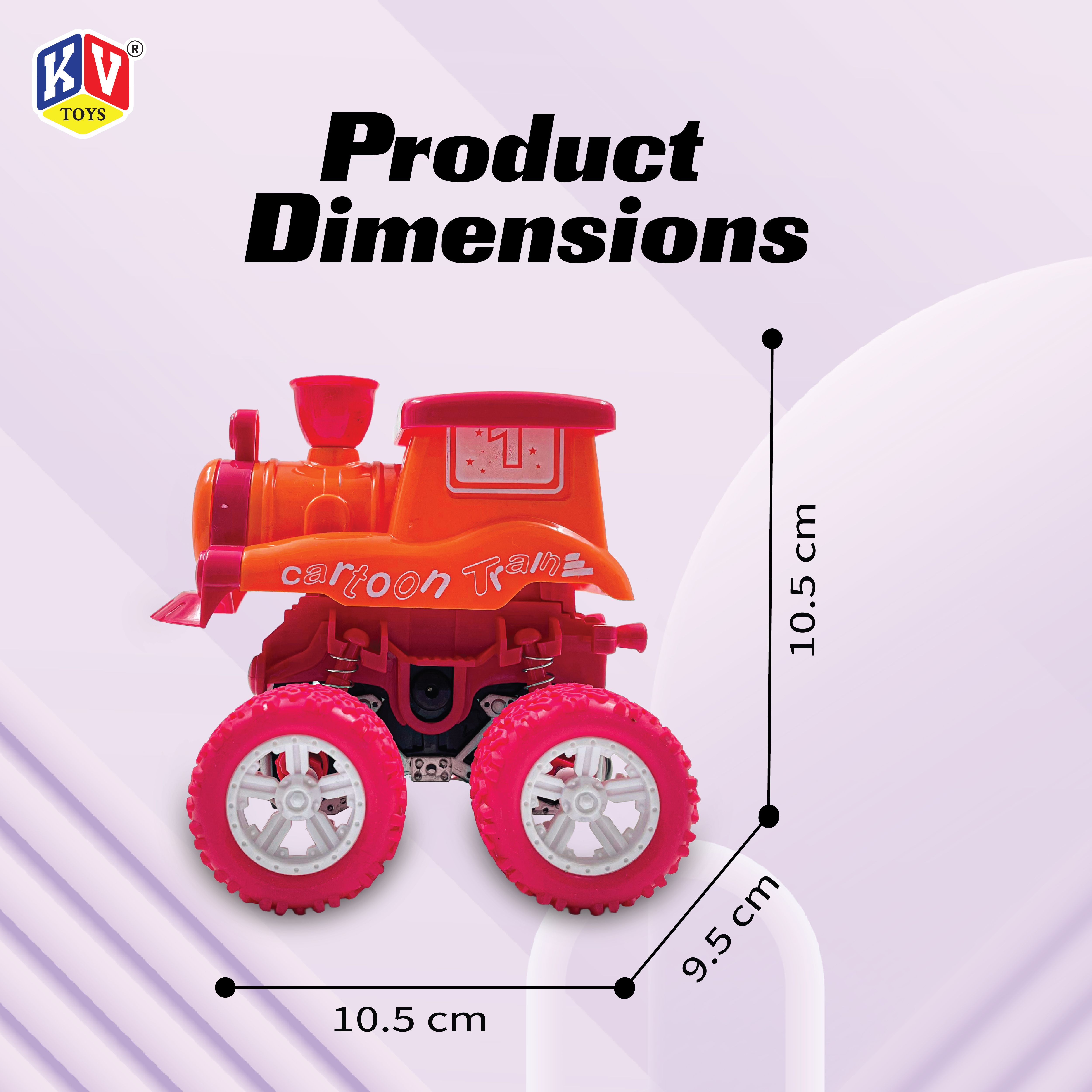 kv toys Speed Captain Mini Train Toy, Off Road Train Vehicle, 360 Degree Rotation-picture-31