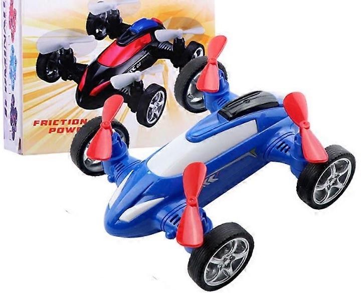2-in-1 Push-and-Go Drone Car Toy for Kids Inertia Four-axis Friction Powered-image-49
