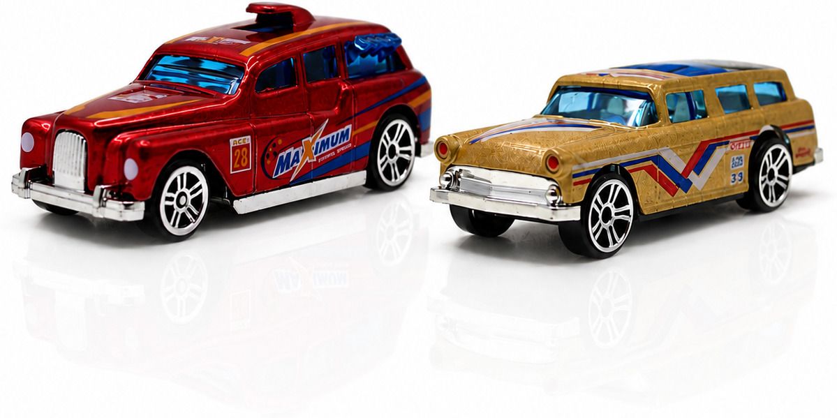 Antique Racers Diecast Metal car | 1:64 Scale Alloy Mini Racing Cars | Design 3-image-0
