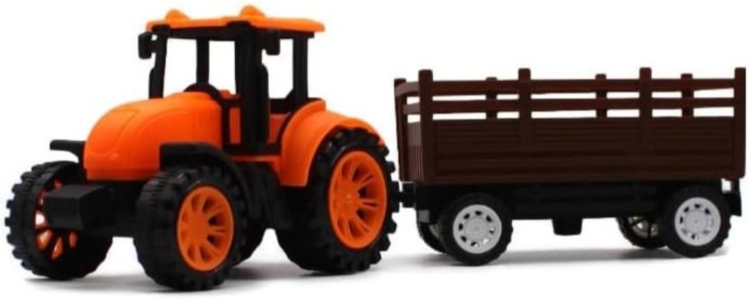 balaji toyes Friction Powered Tractor Trolley Toy for Kids | Farm Tractor Toy-picture-45