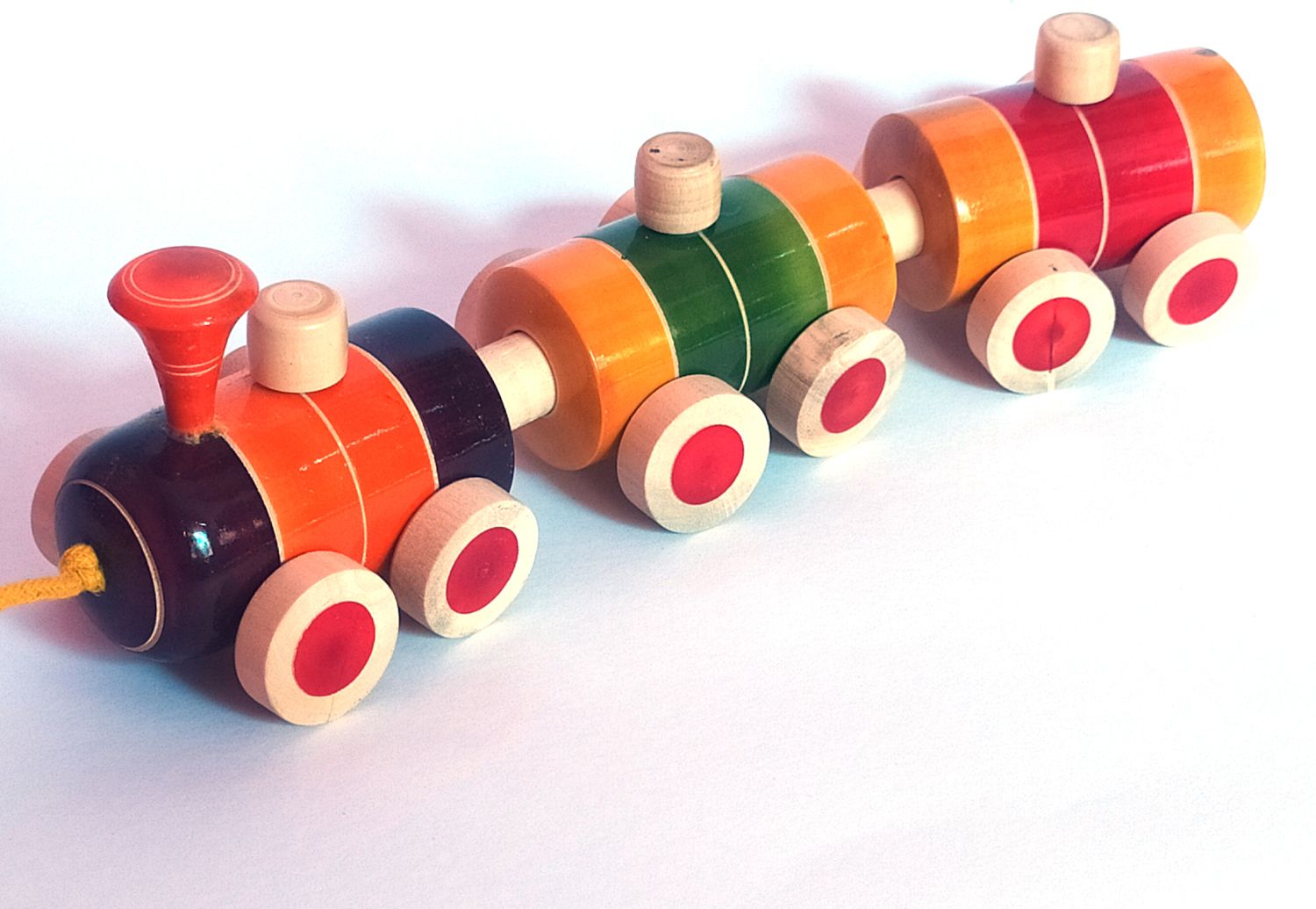 neels Wooden Train Toy Pull Along Toys-picture-11