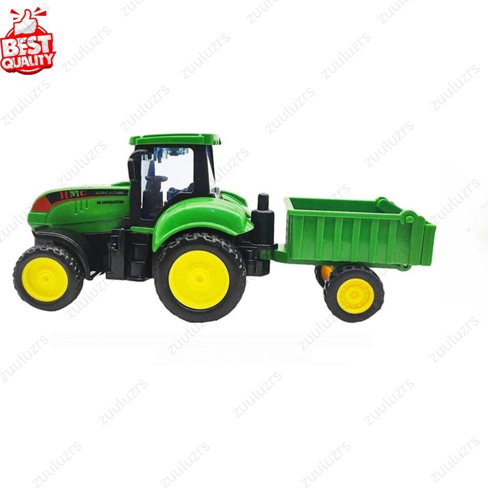 zuuluzrs Farm Adventure Tractor Toy with Detachable Trailer-picture-12