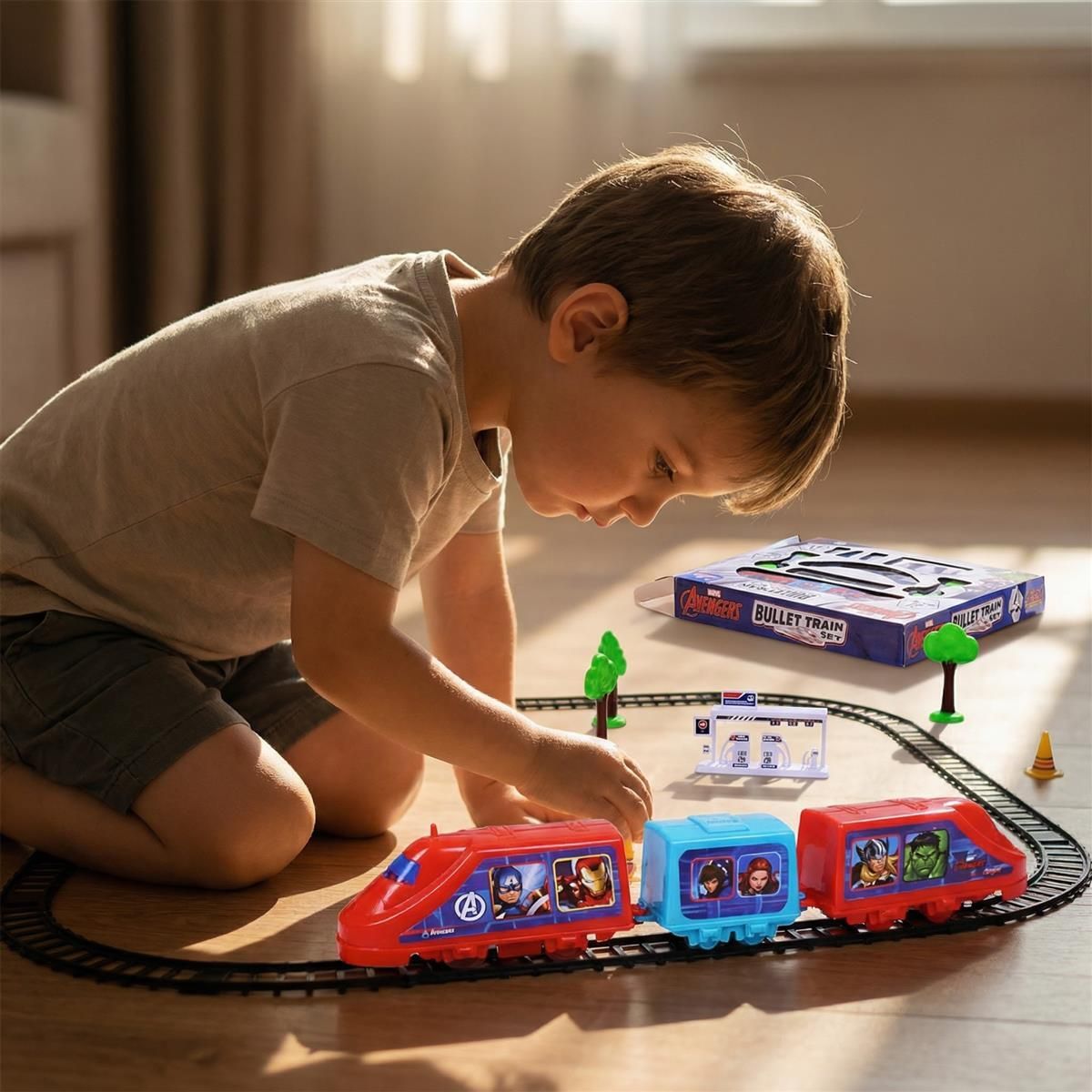 kriiddaank Marvel Avengers Big 21pcs Train Set - Infinity War Edition-picture-13