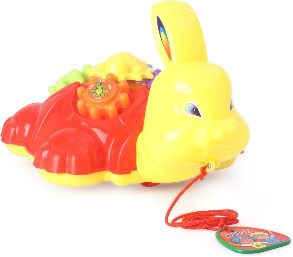 zokato Pull Along Gear o Rabbit - Yellow-VP1-picture-14