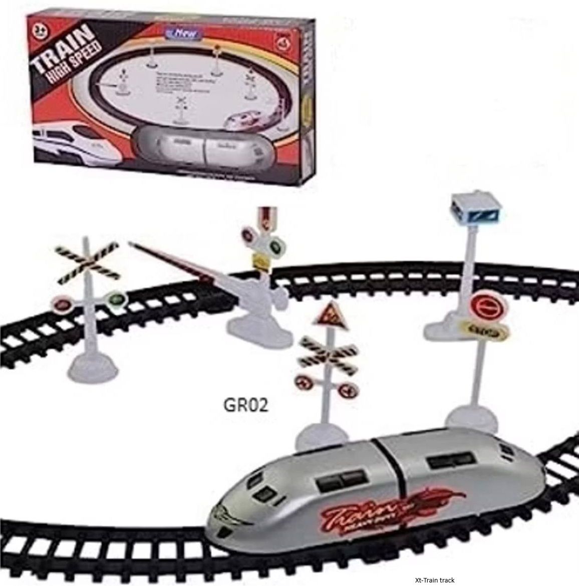 xcillince toys Kids Premium Electric High-Speed Railway Train Set with Track-picture-28