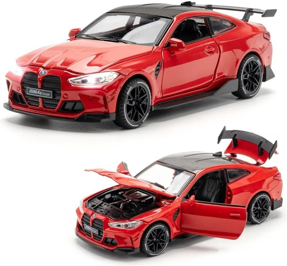 ragiluxe k BMW M4 Toy Car With Light, Sound & Opening Doors For Kids-picture-11