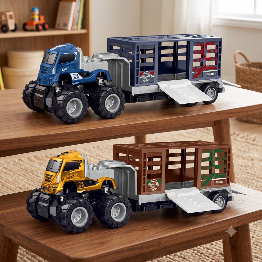 coelon Set 2 Truck Toy Kids Monster Animal Transportation Big | CL1J4-picture-26