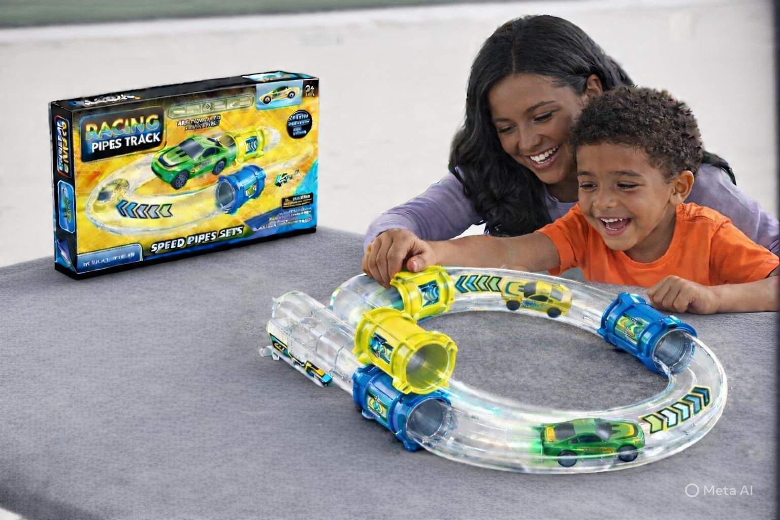 hornflow Pipe Racing Track is a (IND*87985)multicolour play set-picture-26