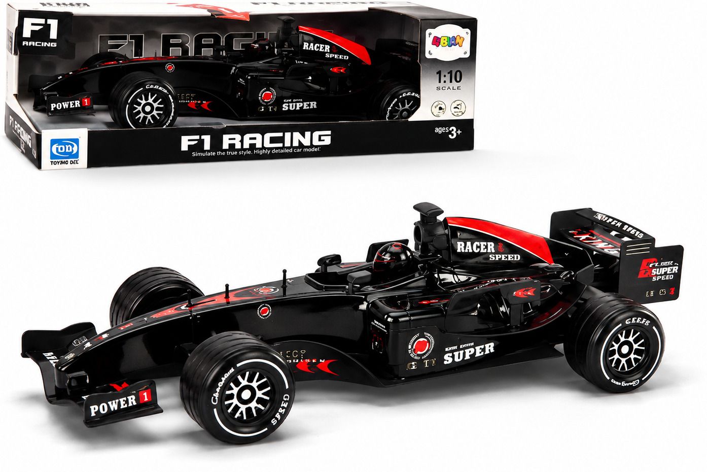Formula Racing Car Toy Pull Back Plastic Sports Car for Kids-image-37