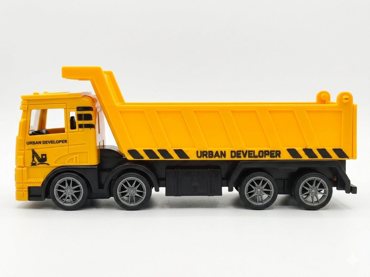 Urbon Developer 8 Tyre Construction Truck for Kids Friction Power Toy VehicleC-image-42
