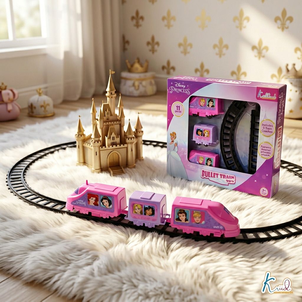 disney Princess Magical Castle Journey Train Set-picture-16