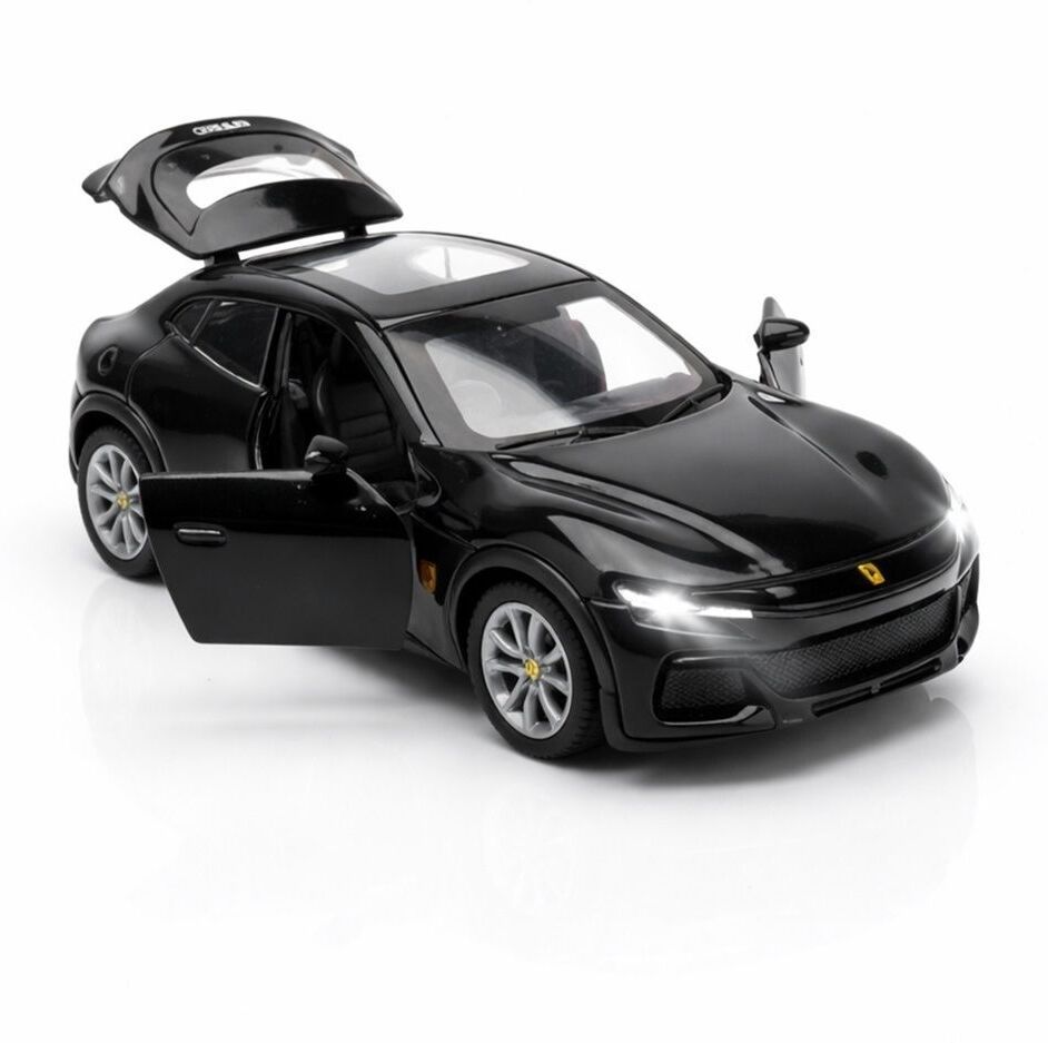 Ferrari Toy Car 1:36 Scale Alloy Die-cast Model Car Pullback, Light - Sound-image-29