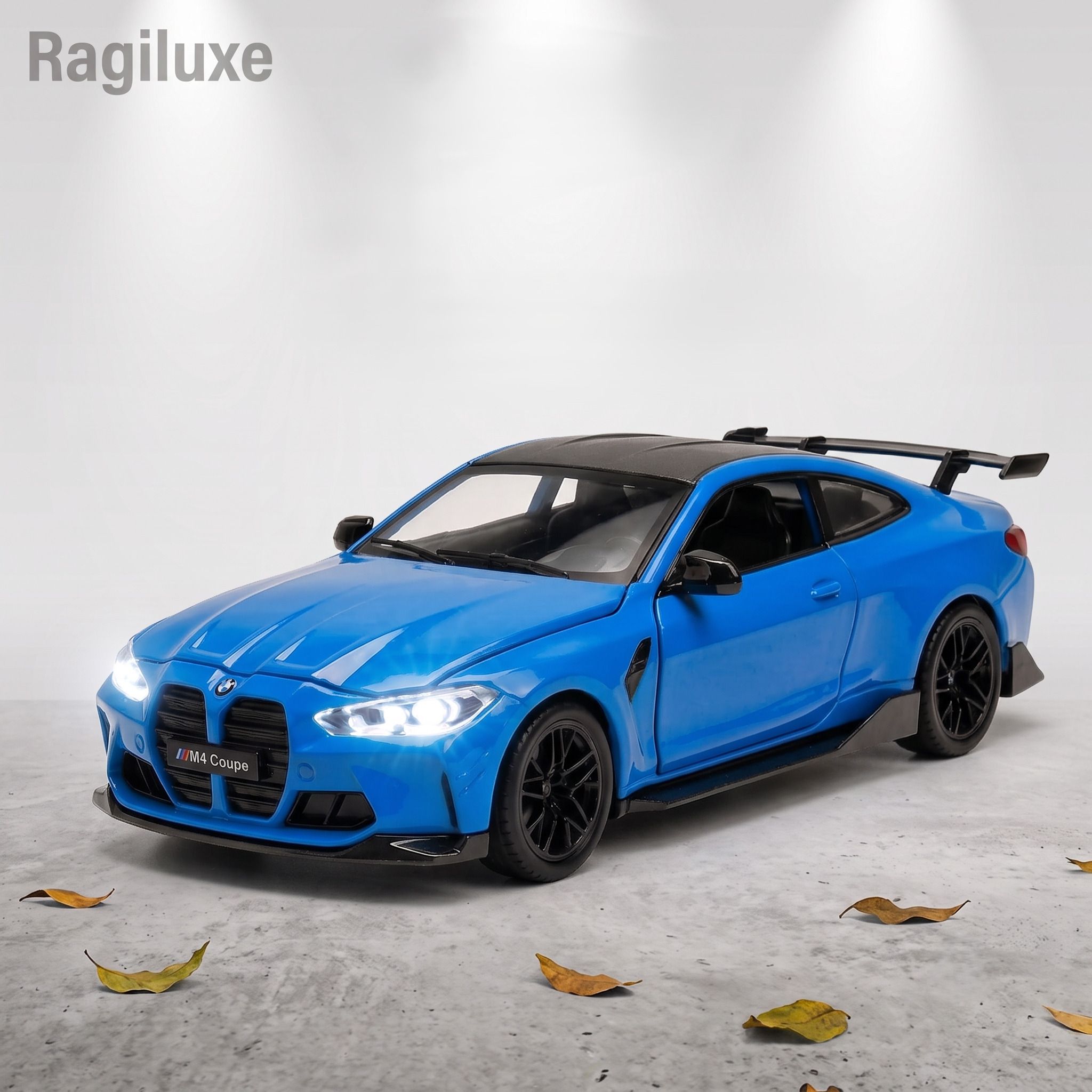 ragiluxe 1/32 Scale Bmw M4 Police Toy Car Zinc Alloy Metal Diecast Car-picture-46