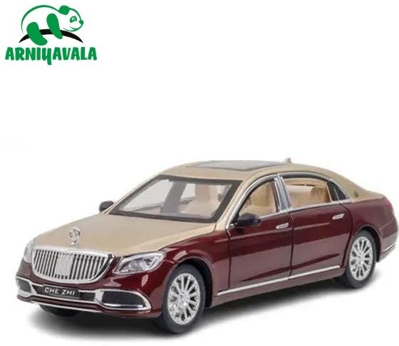 arniyavala MERCEDES BENZ MAYBACH S600 1:24 Big Size Diecast scale model Metal pull back-picture-2