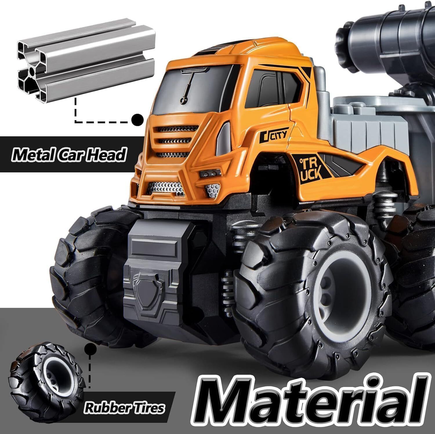ragiluxe Kids Engineering Cement Mixer Truck Toy with Rotating Drum-picture-26