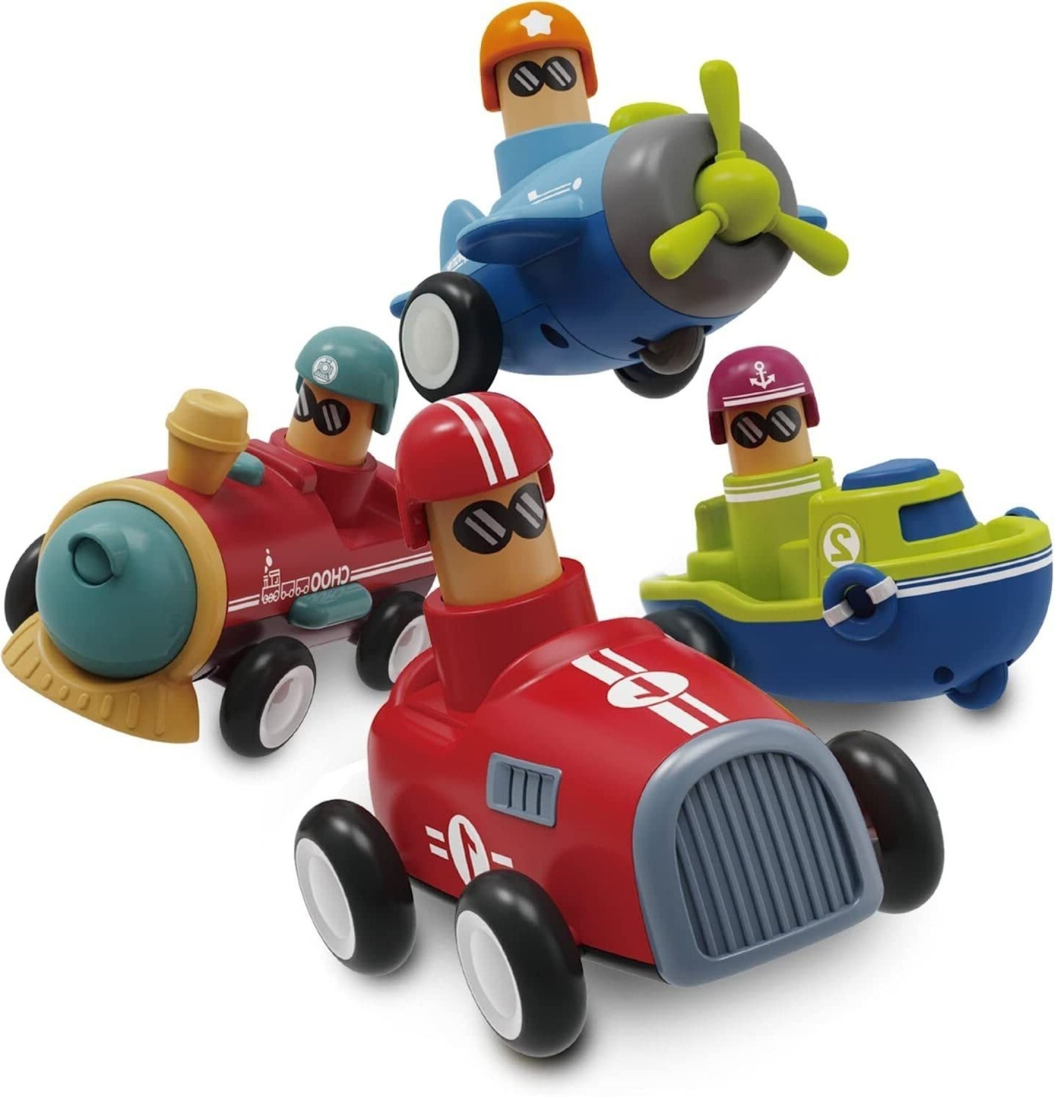 Push and Go Racer Car Plane Boat-DZ27