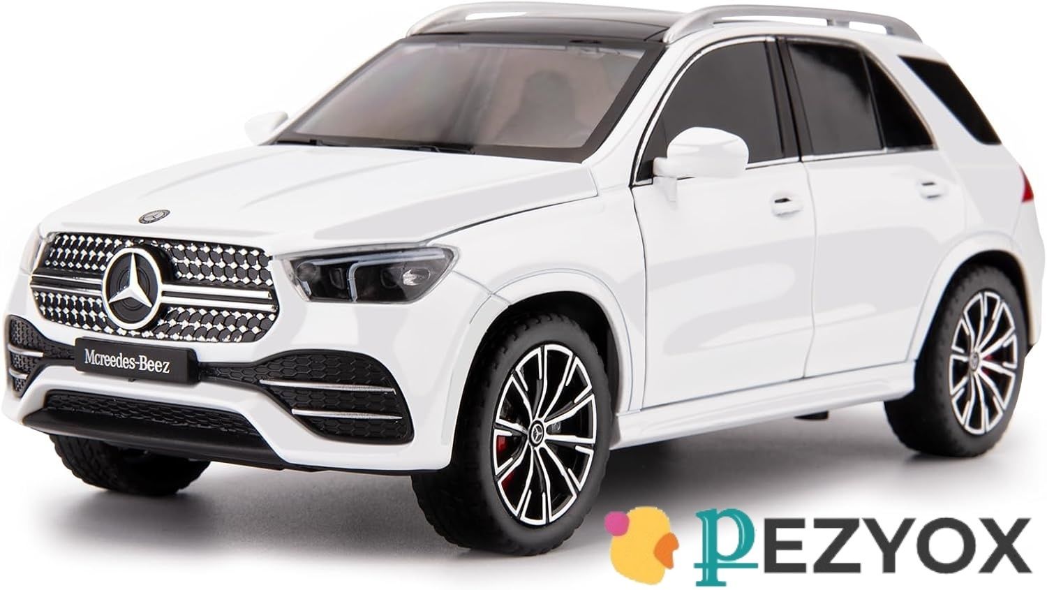 pezyox 1/24 scale Mercedes Benz GLE 350 Toy Car with Sound and Light Pull Back for kids-picture-27