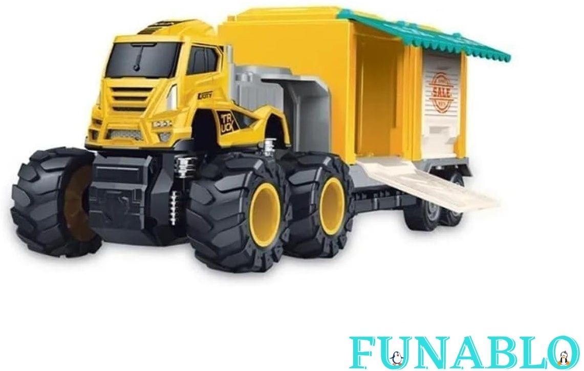 funablo Children Truck Food Cart Container1:43 Scale Die-Cast Truck toy for kids-picture-40