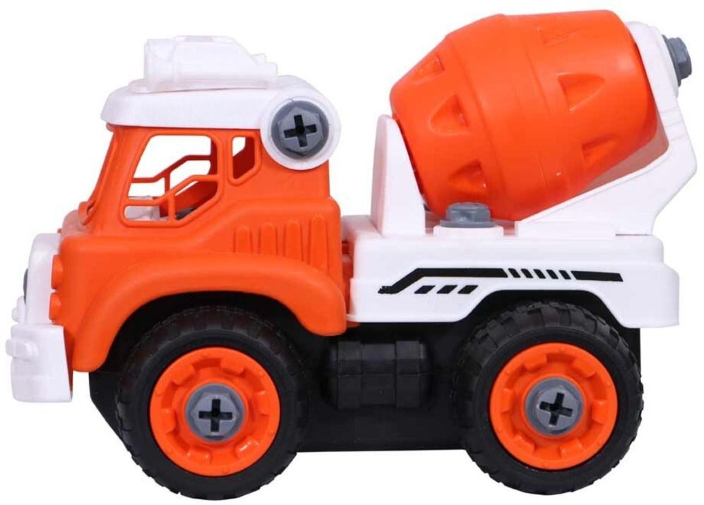 zokato Mixer Truck DIY Toy Mixer Truck Construction Friction Toy-ZK1-picture-9