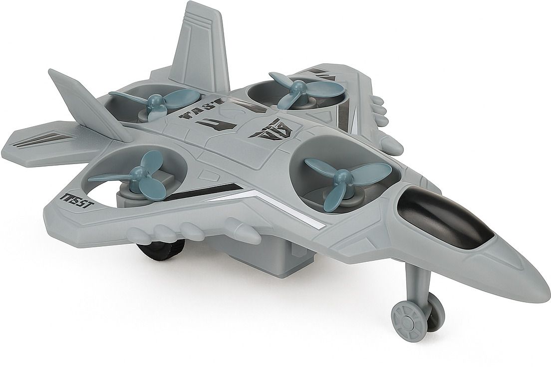 Push & Pull Fighter Jet Toy Plane for Kids | Army Aircraft Pull Back Toy