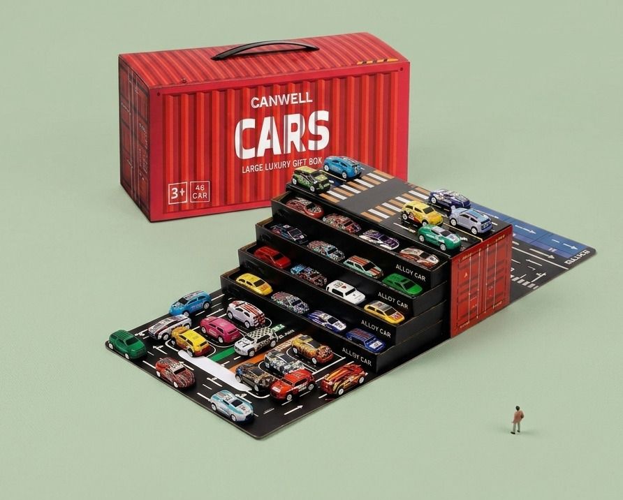 ninas 48 pcs racing pul back car , multicolour pack of one-picture-10