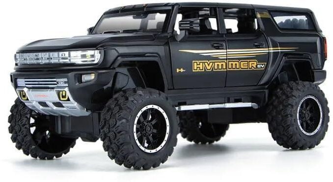 Hummer Allloy Metal Pull Back Model with Sound Light for Kids Metal Model Toy