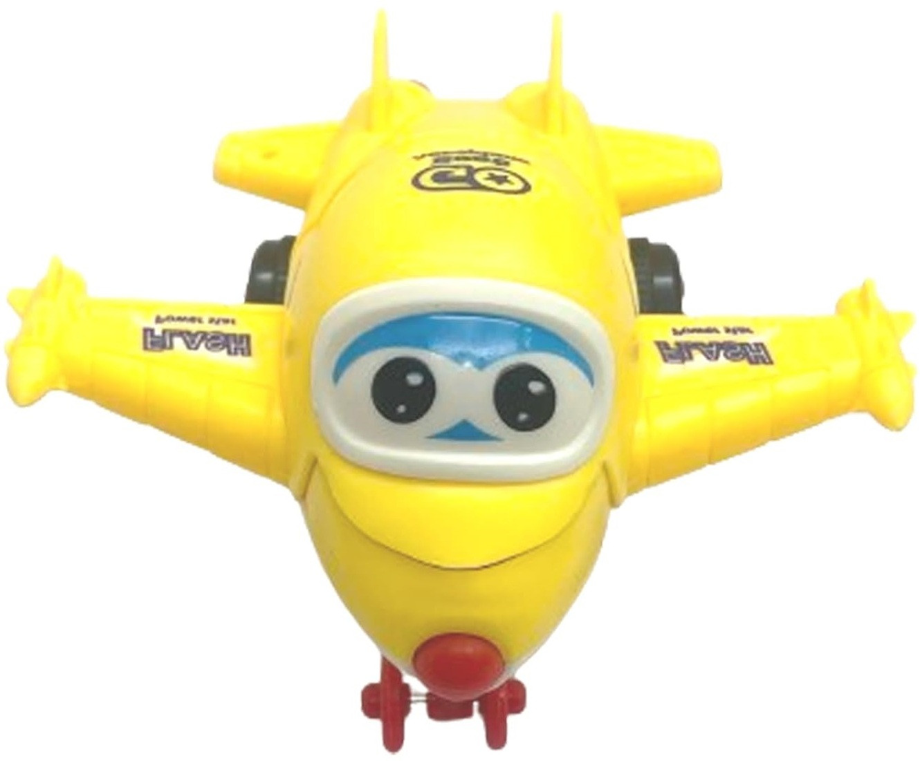 khyali Mini Friction Power Aeroplane Toy with De-Formation Robot Function for Kids|K46 image 1