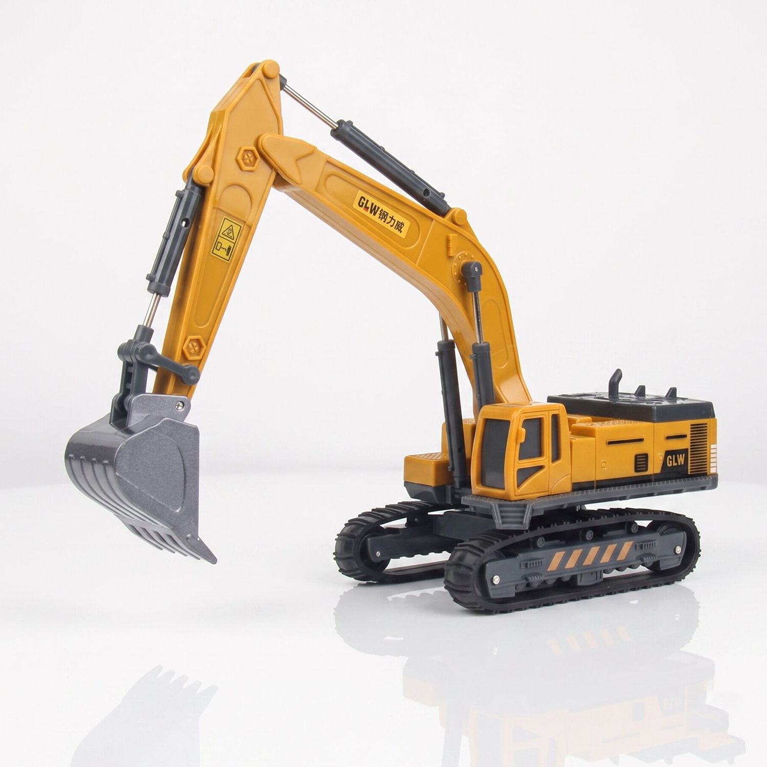 dezicon Toy Bulldozer Excavator Construction Long Crane Model Toy for 3 Years-picture-12