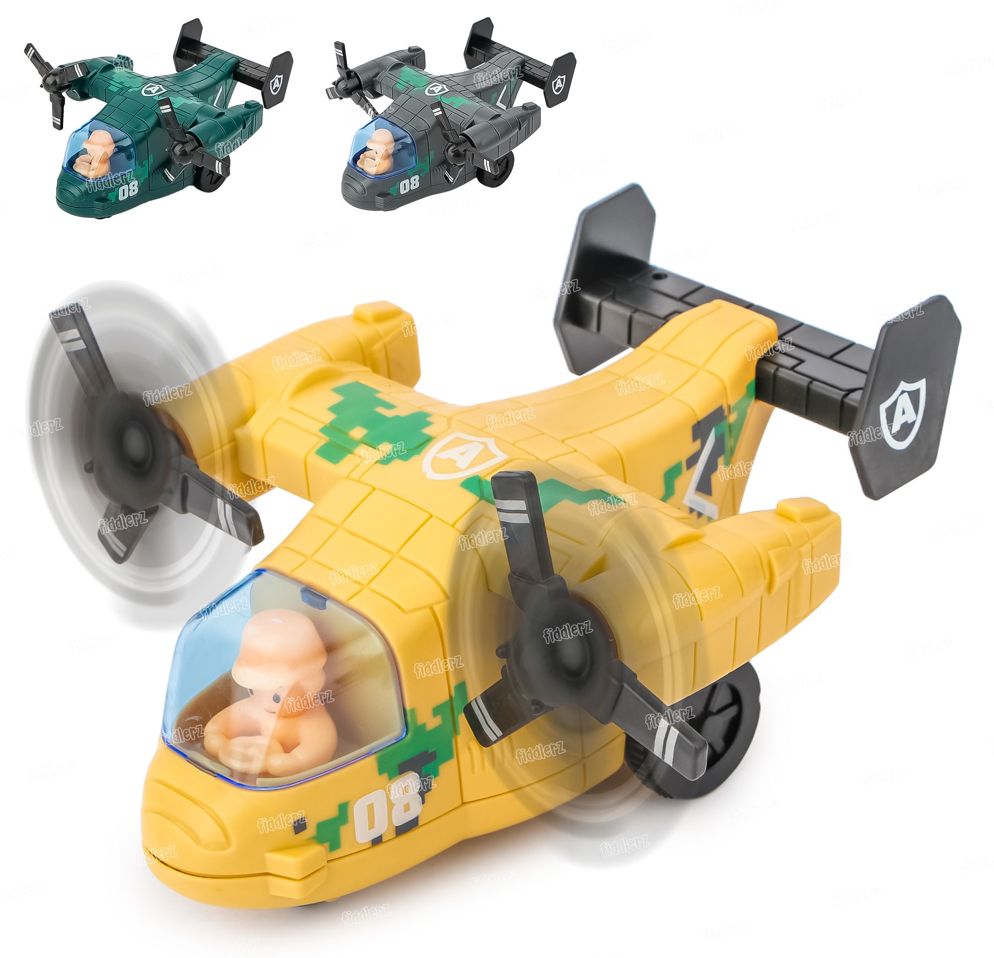 Plane Military Friction Powered Helicopter Fighter Jet Aircraft Toy for kids-image-35