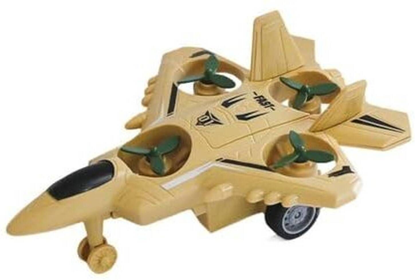 a to z toys ABS Plastic Diecast Military Airplane Aircraft I Warplane with Rotating Fan-picture-10