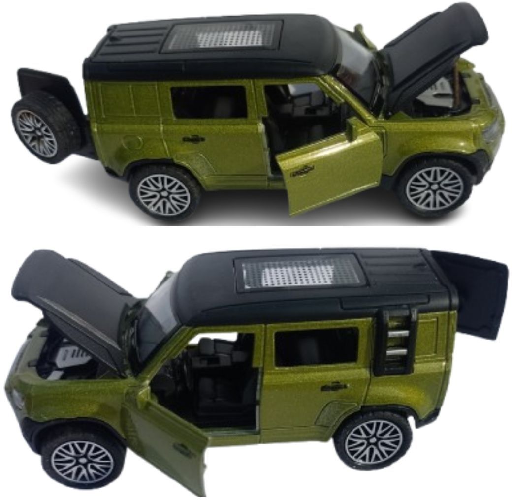 1:36 Scale Diecast Toy Car – Pull Back Action & Openable Doors