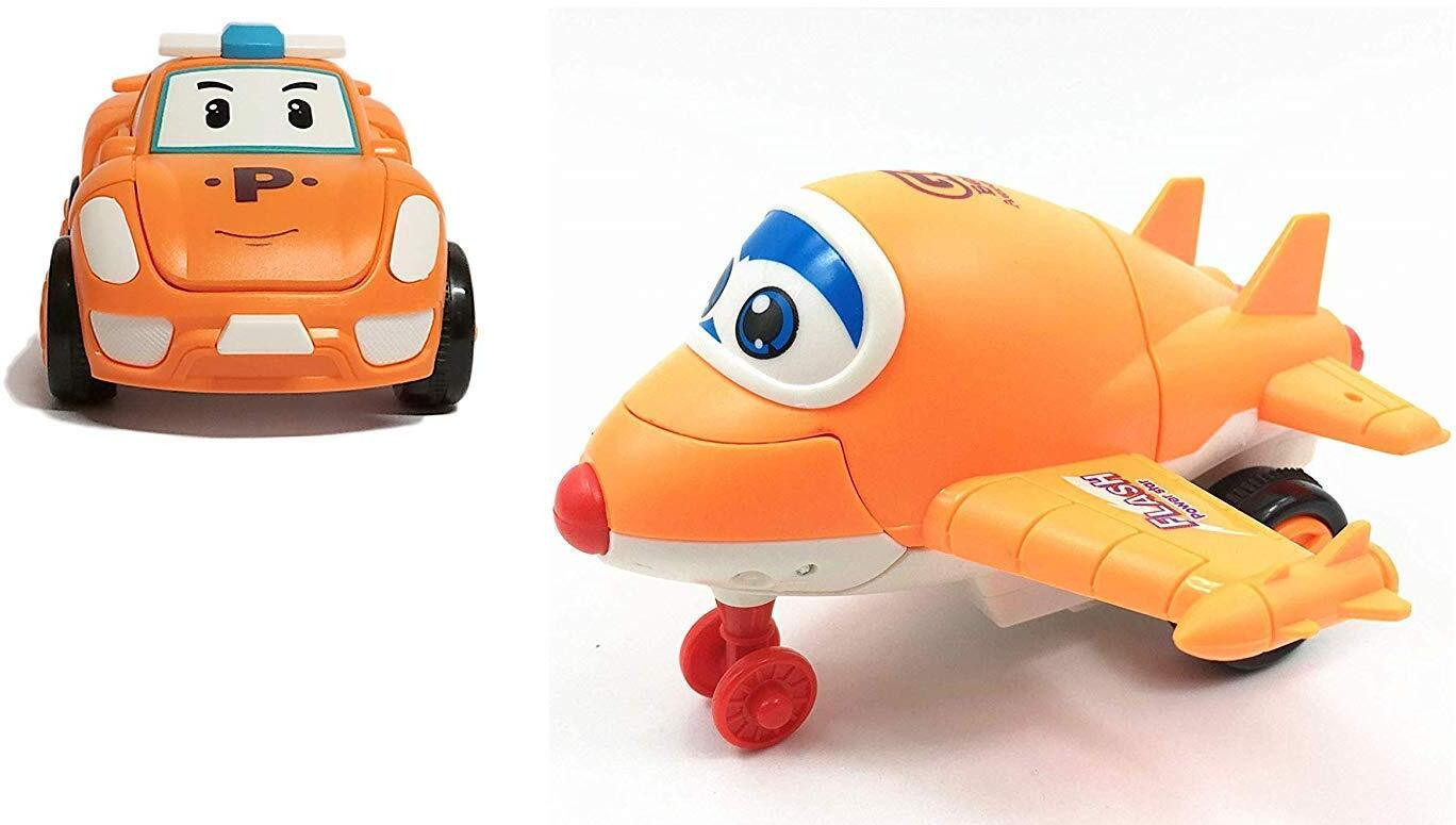 vworld Plastic Unbreakable Friction Powered Toy mini plane and car image 1