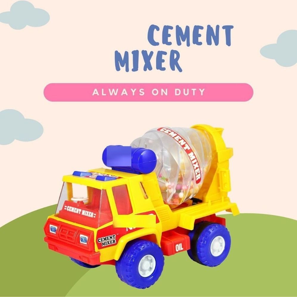 zokato Friction Powered Toy Cement MixerTruck for Kids/Toddlers-ZK1-picture-12
