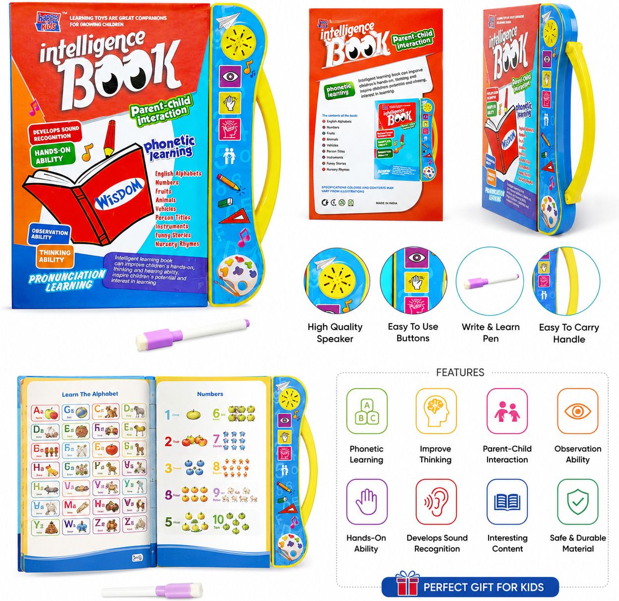 Kids Interactive Talking Learning Book with Audio Pen-image-25