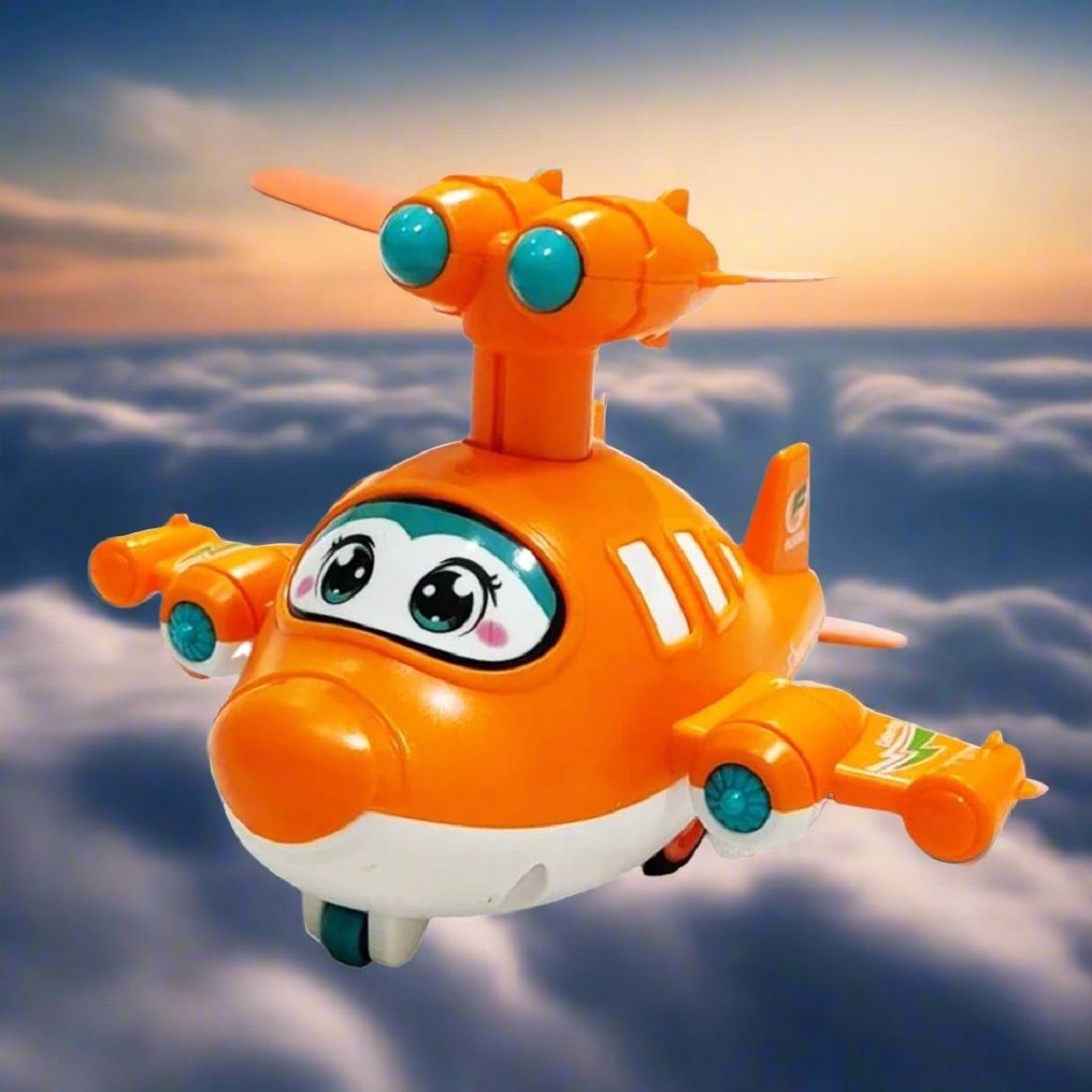 ToyBharat Pressing go Aircraft |Cartoon Aircraft| Birthday Gift |Push n Go Toy-image-44