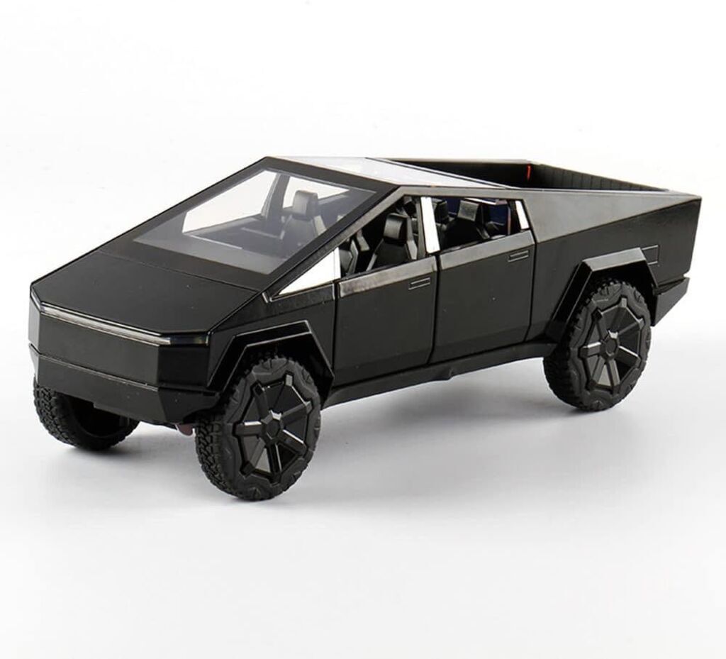 skbd Die Cast Metal Car 1:24 Cyber Truck Model Cars Pullback SHE1H11-picture-31