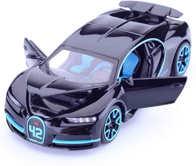 Diecast Bugatti Toy Car Scale Model,Pull Back Vehicles Alloy Simulation Supercar-image-40